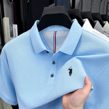 Camisa Polo Masculina de Algodão com Bordado