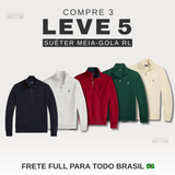 Suéter Meia-gola com Zíper RL - Kit 5 Peças 🔥Black Friday Estendida🔥