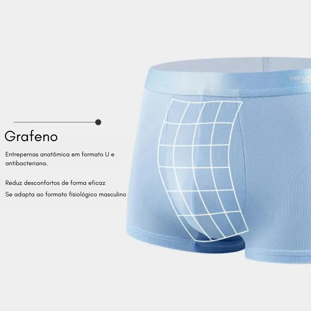 Boxer Pro™ - Cuecas Premium Respiráveis - [COMPRE 5, LEVE 10] 🔥Black Friday Estendida🔥