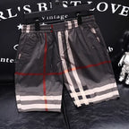 Shorts Xadrez Masculino Unissex Secagem Rápida