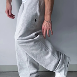 Calças Masculinas Moletom RL Wide Leg