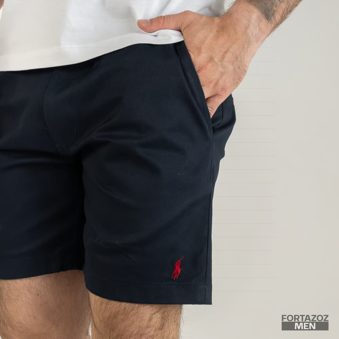 Bermudas Masculina em Sarja RL - Kit 5 Peças 🔥Black Friday Estendida🔥